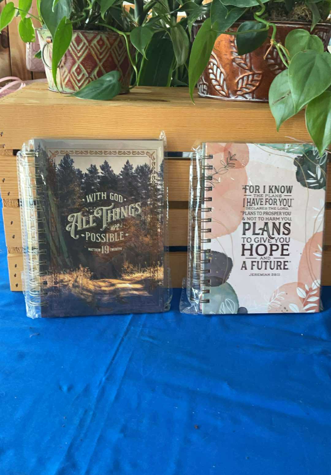 Matthew 19:26 Spiralbound Notebook | Woods