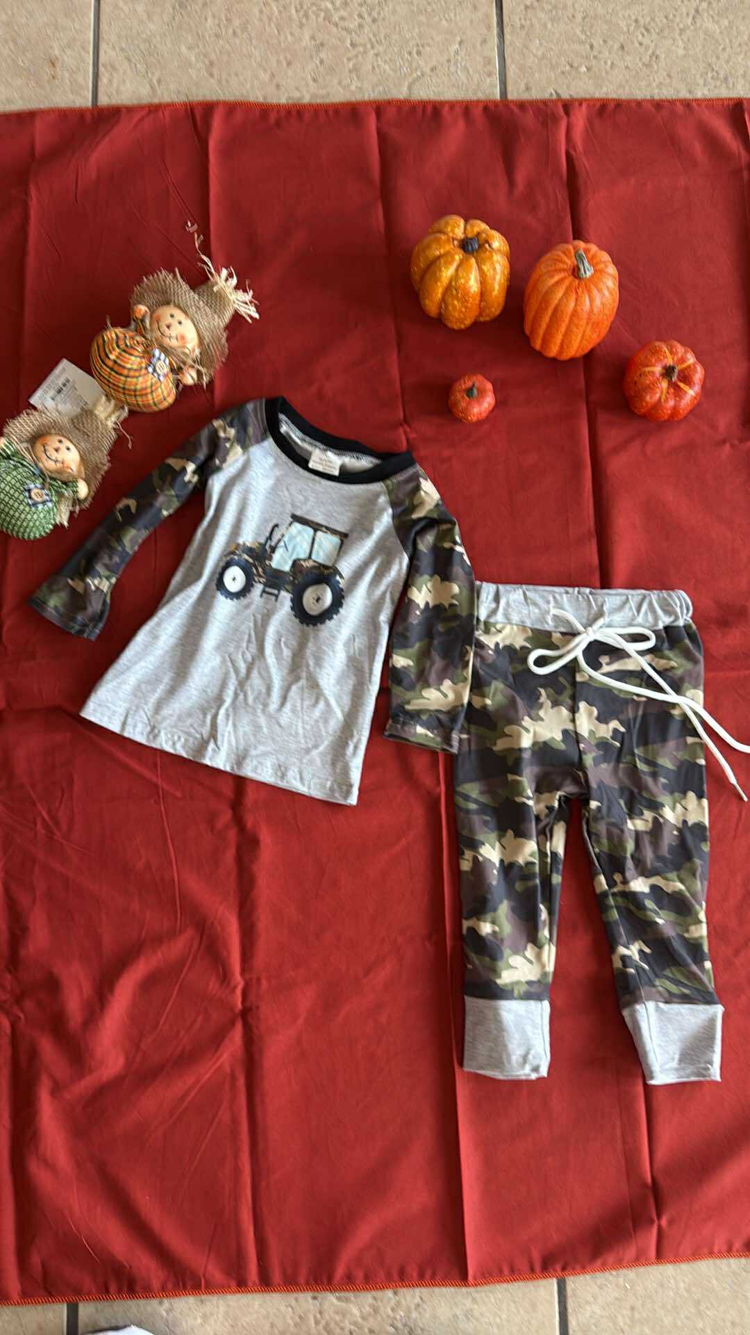 Camo Tractor Pants Set