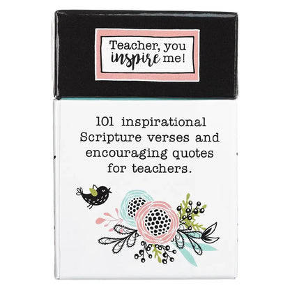 Box of Blessings Heart of A Teacher Scripture Cards