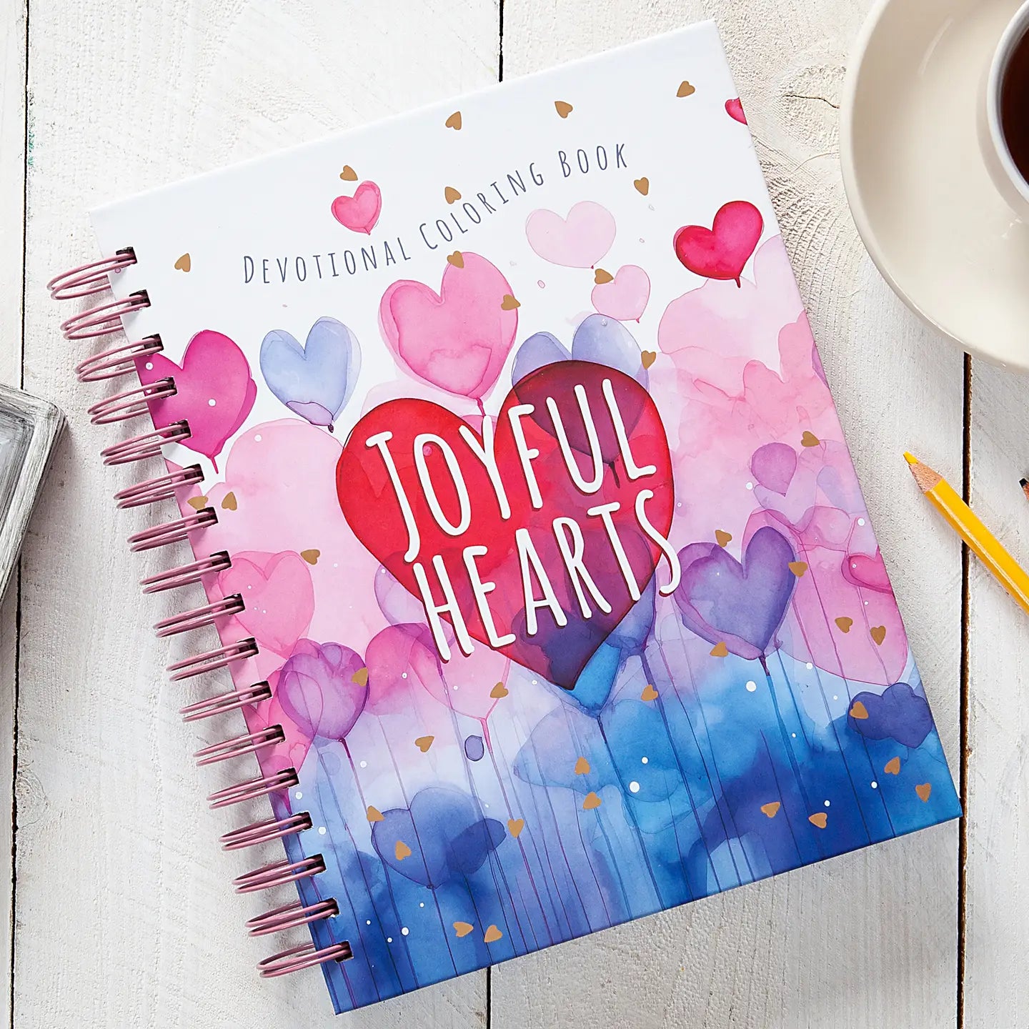 Joyful Hearts (Devotional Coloring Book)
