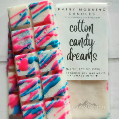 Cotton Candy Dreams Snap Bar Wax Melts