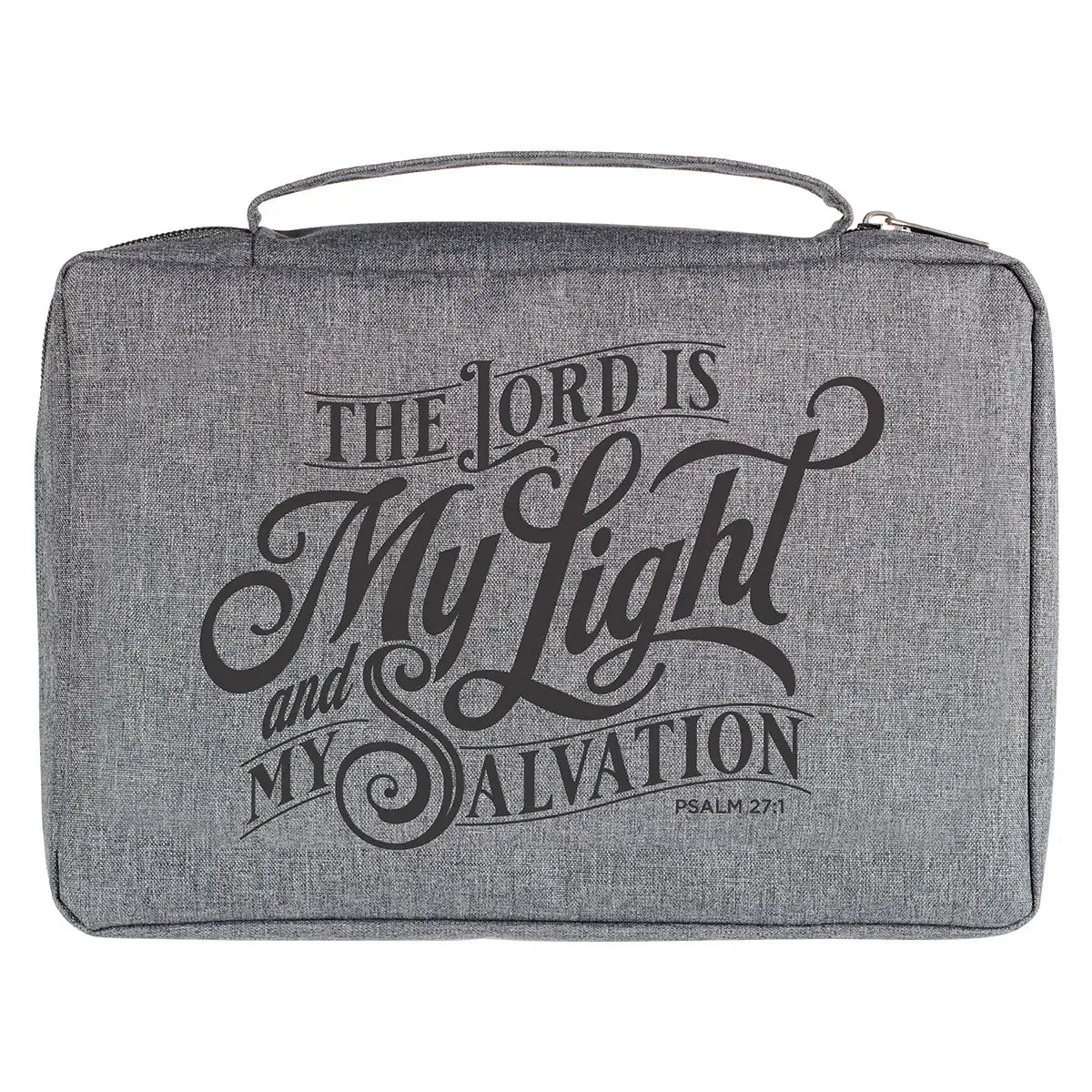 My Light and Salvation Gray Value Bible Cover