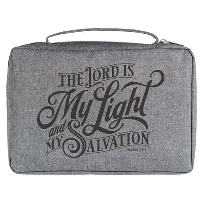 My Light and Salvation Gray Value Bible Cover