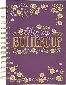 Chin Up Buttercup Wire Bound Notebook
