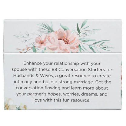 88 Great Conversations Starters For Husbands & Wives Scripture Cards