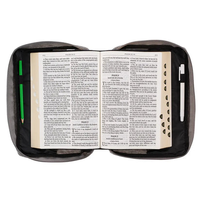 My Light and Salvation Gray Value Bible Cover