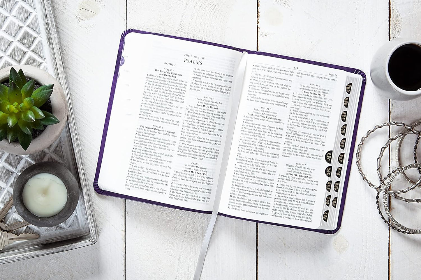 KJV Holy Bible - Purple