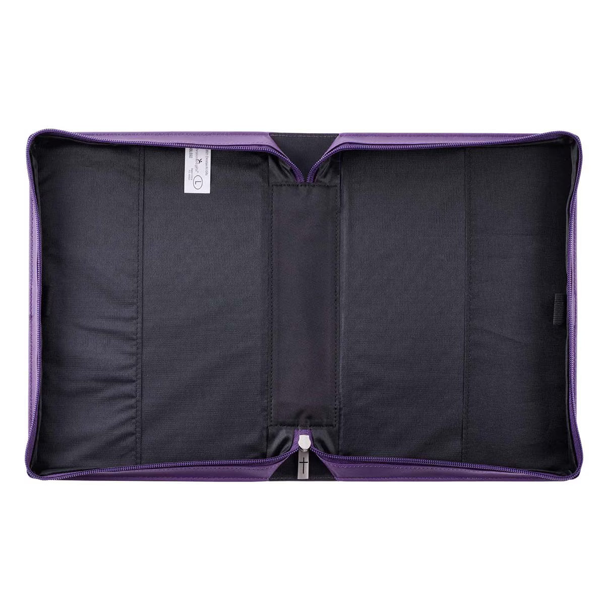 Purple Floral Blessed Is The One Faux Leather Fashion Bible Cover - Jeremiah 17:7