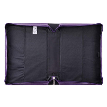 Purple Floral Blessed Is The One Faux Leather Fashion Bible Cover - Jeremiah 17:7