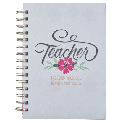 Zephaniah 3:17 Spiralbound Notebook | Teacher