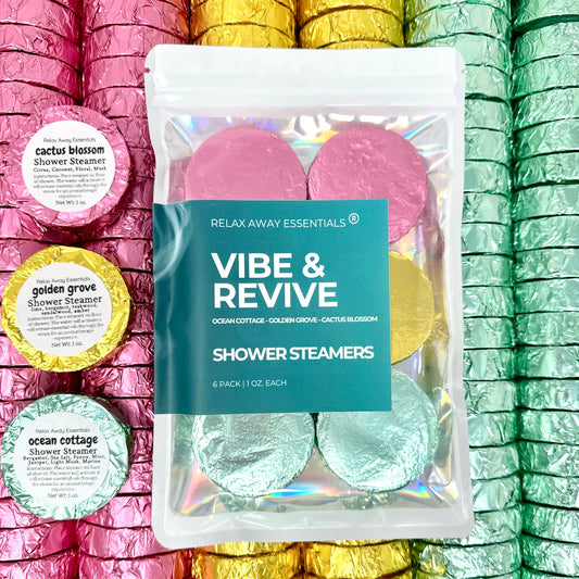 Vibe and Revive Shower Steamers 6 Pack