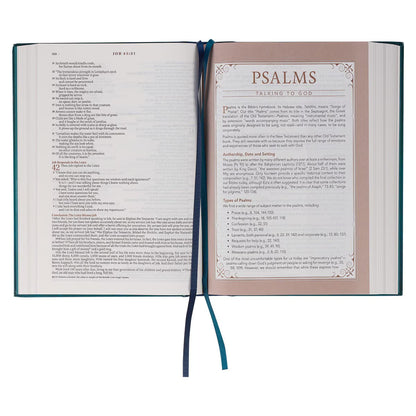 The Spiritual Growth Bible (Hard Cover) | Teal | NLT (Copy)