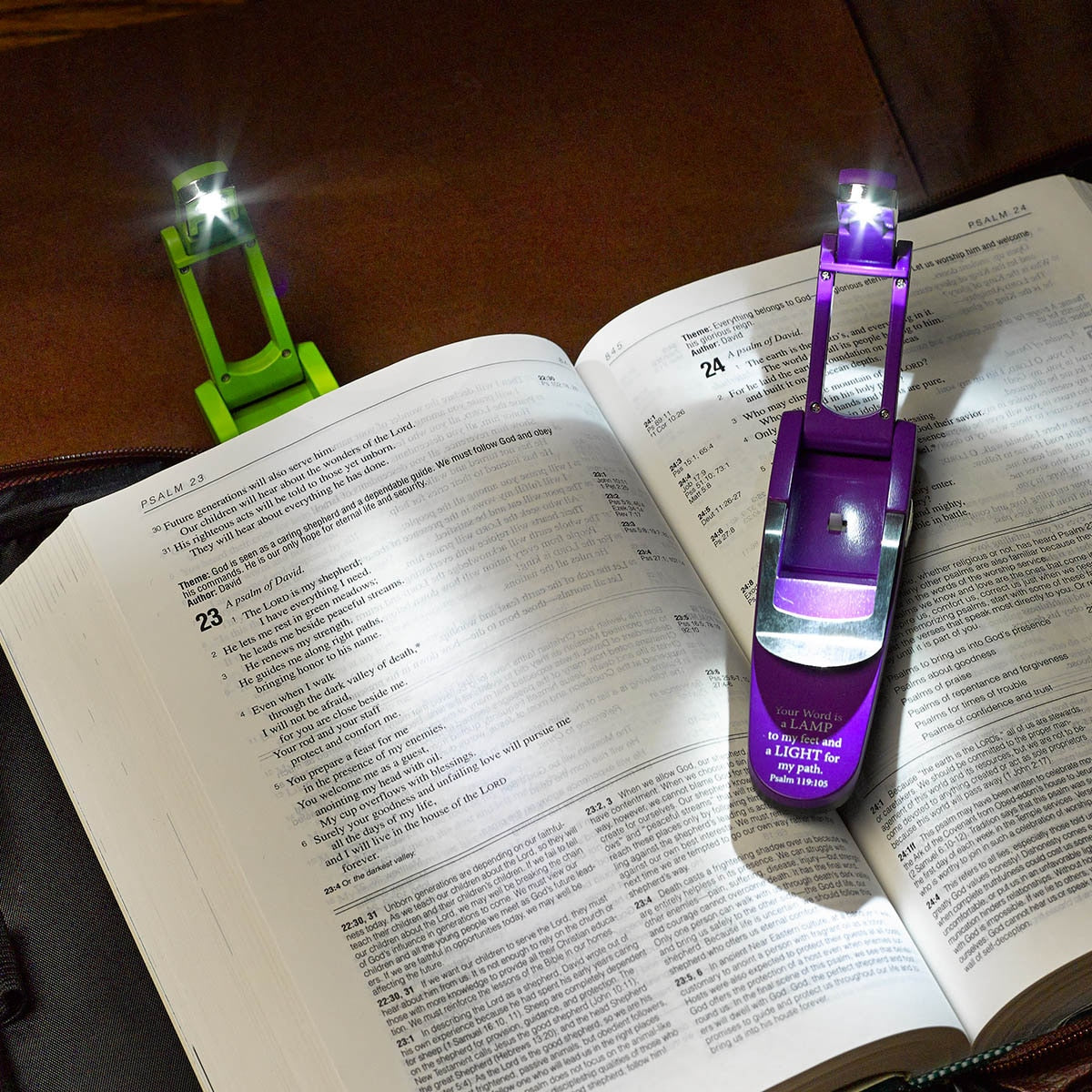 Book Light Purple Your Word Is A Lamp Ps. 119:105