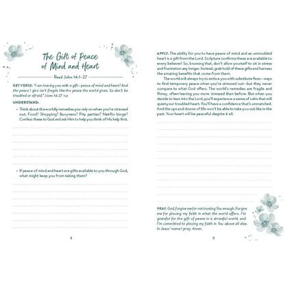 The 5-Minute Bible Study Journal For A Less Stressed Life