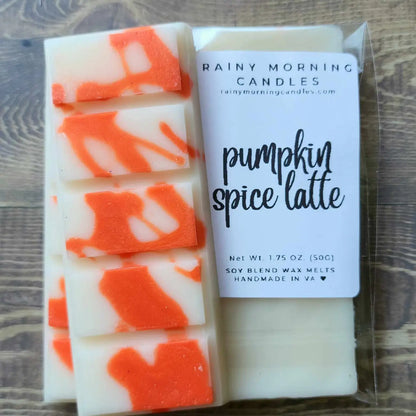 Pumpkin Spice Latte | Fall Snap Bar Wax Melts