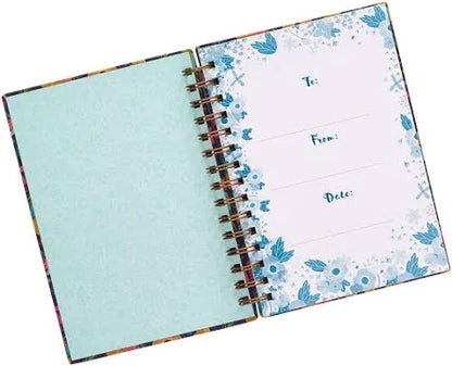 Ask Seek Knock Wirebound Notebook